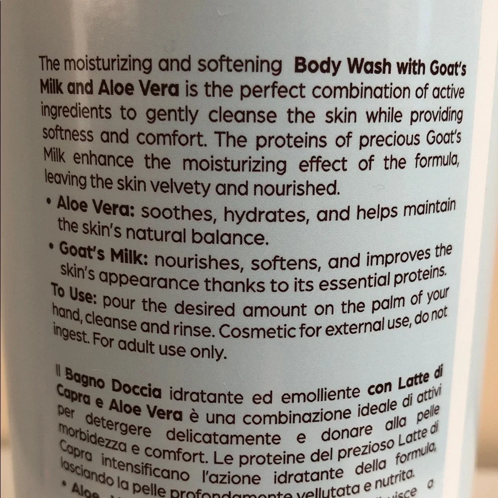 SELA SIPRES Delfanti Milano Goat's Milk Body Wash - Picture 5 of 9